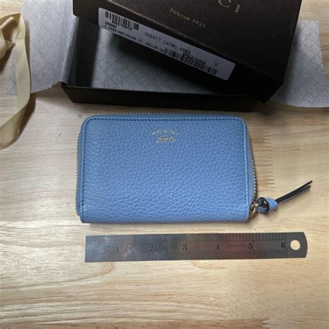 NWT GUCCI Swing Zipped Accordion Card Holder Wallet